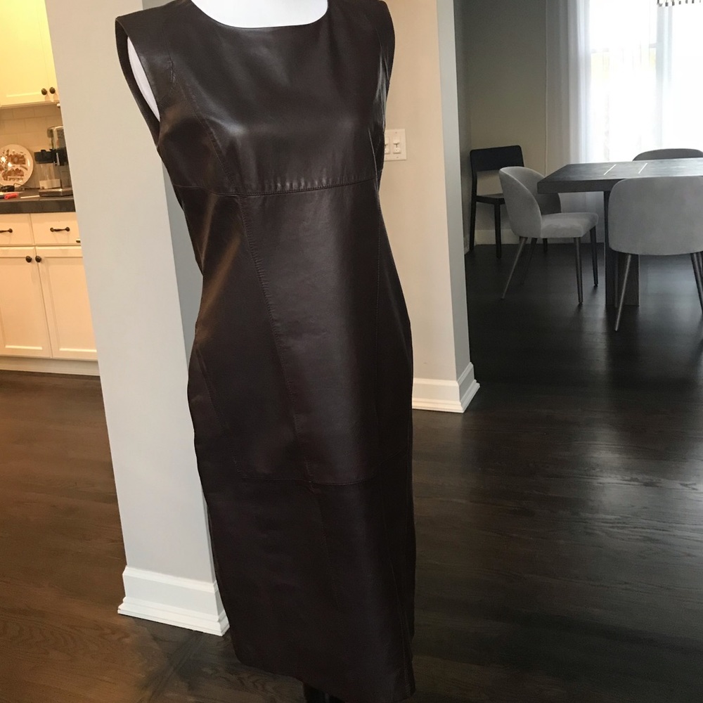WEEKEND MaxMara leather dress size 4